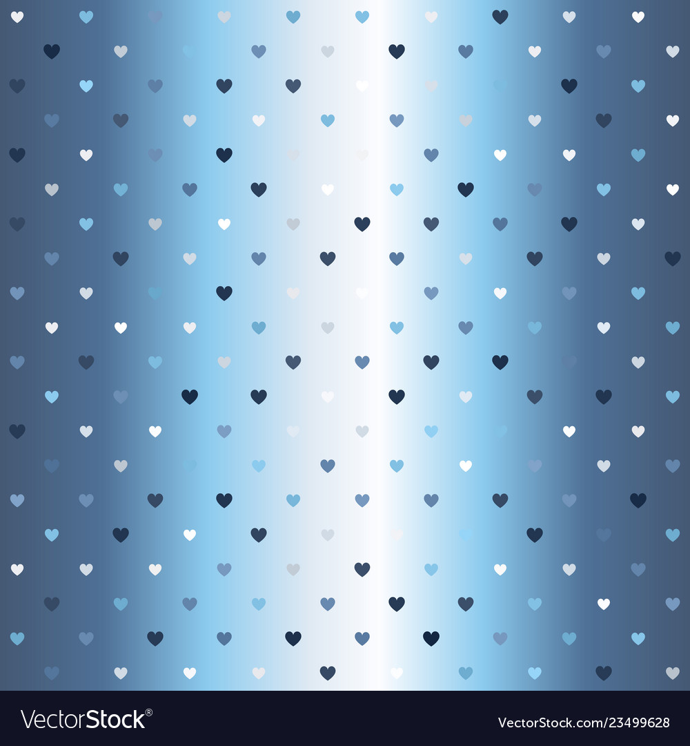 Gradient heart pattern seamless