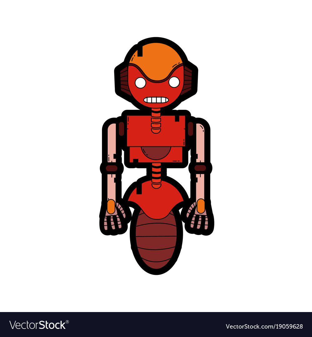 Line color robot technology with machine body