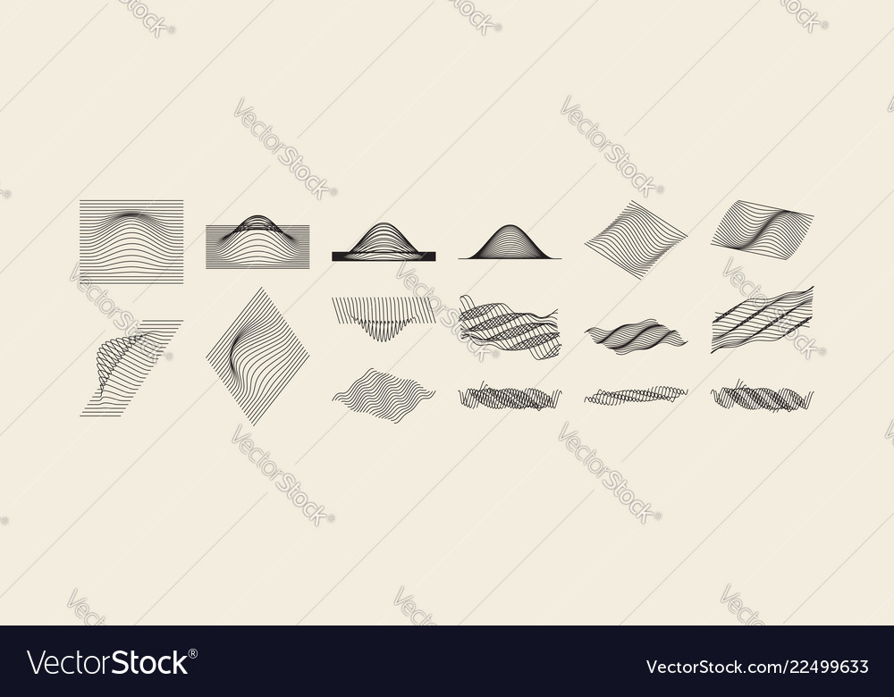 Abstract background with wavy lines dynamic effect vector image Abstract background with wavy lines dynamic effect