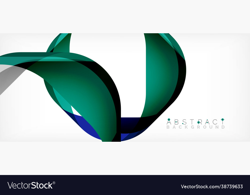 Abstract square shape with overlapping waves vector image Abstract square shape with overlapping waves