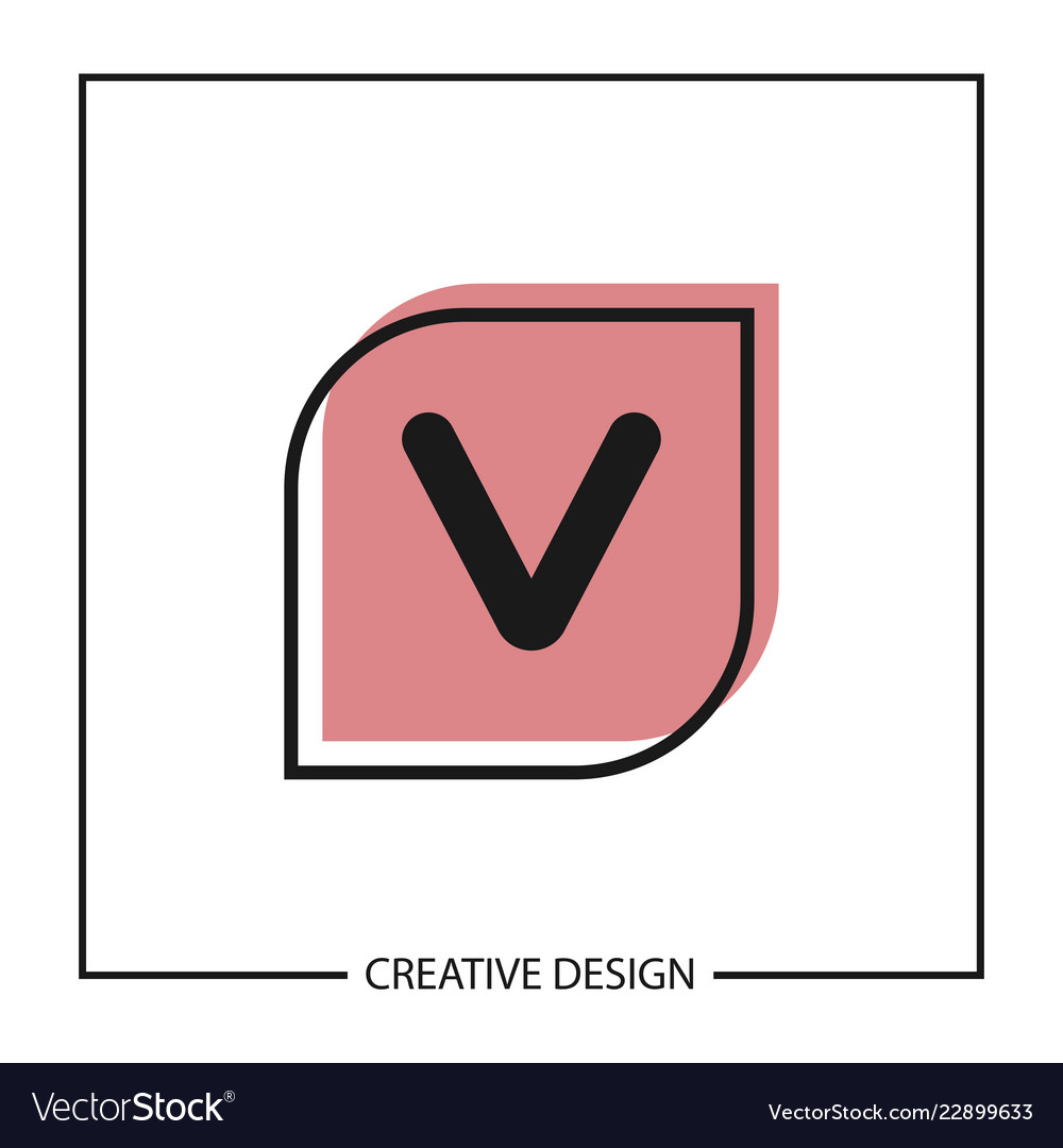 initial letter v logo template design royalty free vector letter v templates