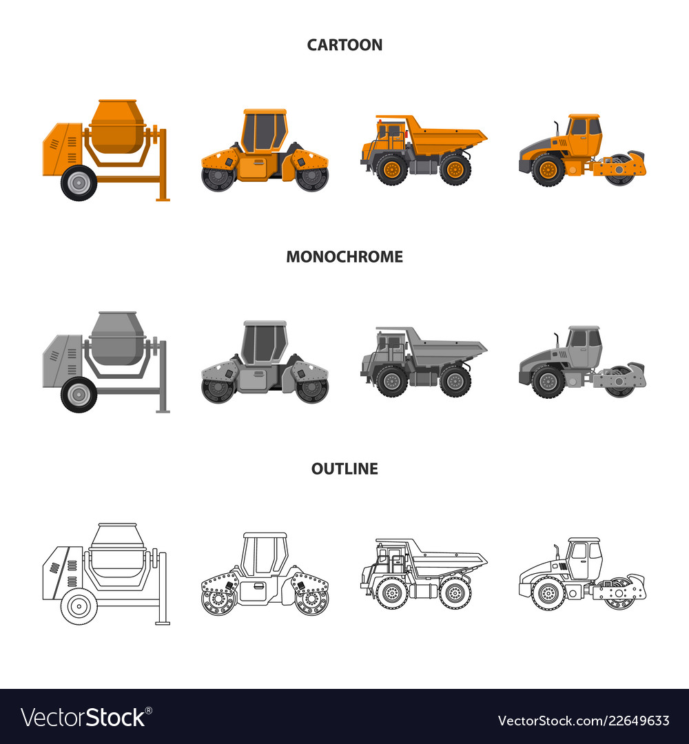 Isolated object of build and construction symbol vector image Isolated object of build and construction symbol