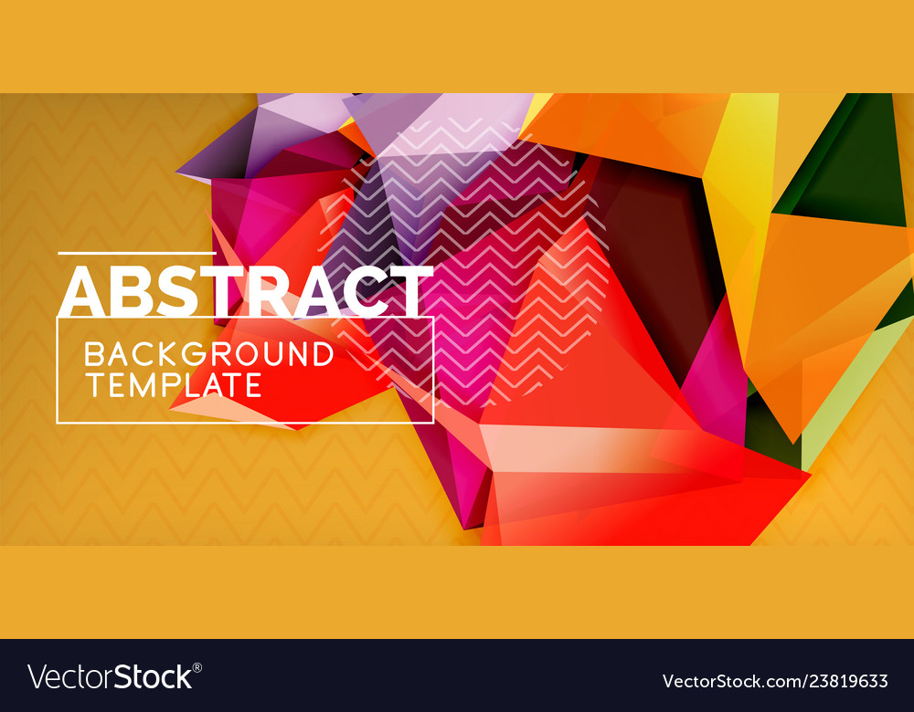 Low poly design 3d triangular shape background