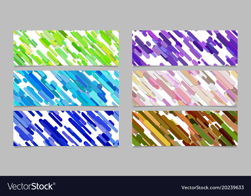 Modern random diagonal stripe pattern banner