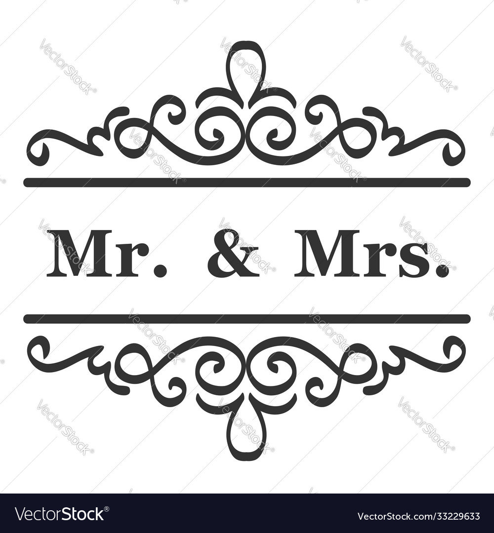 Mr and mrs mister missis wedding sign