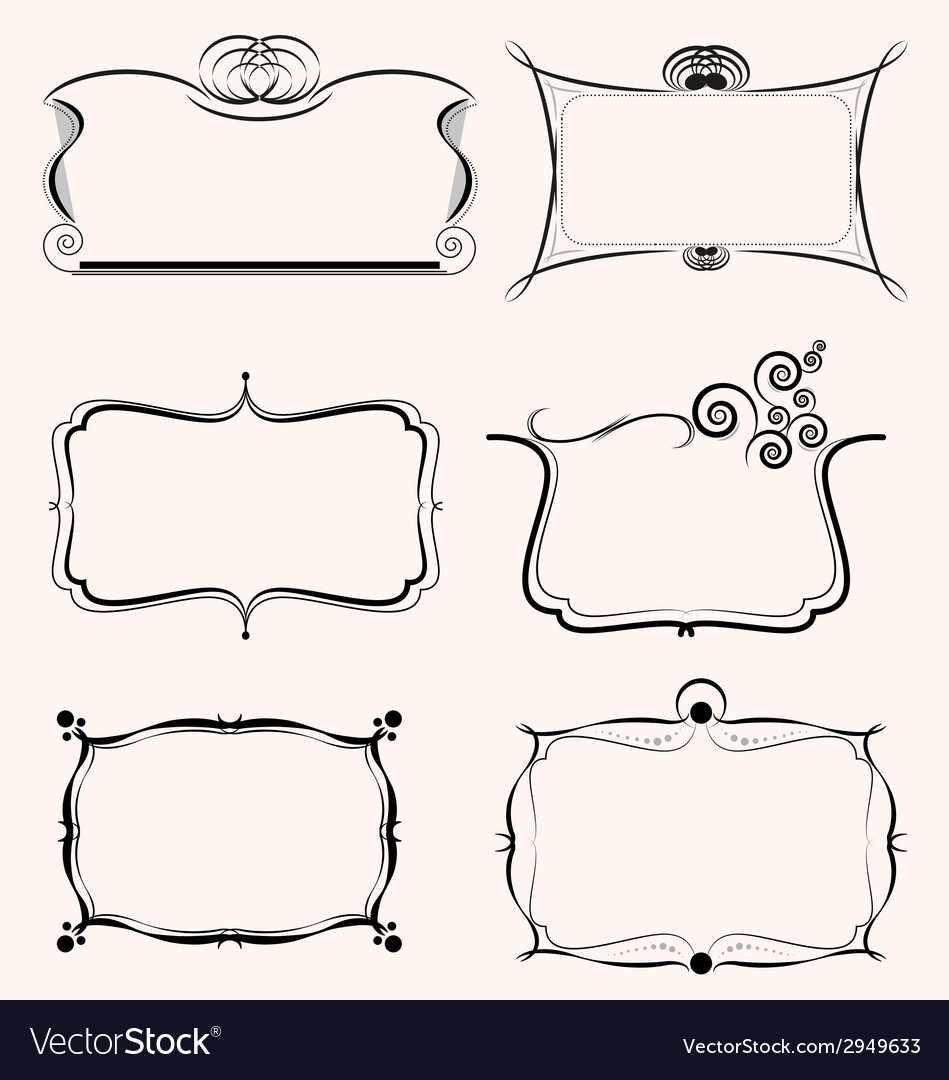Ornate Frames & Borders Set
