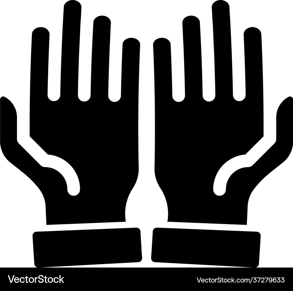 Praying hands Royalty Free Vector Image - VectorStock