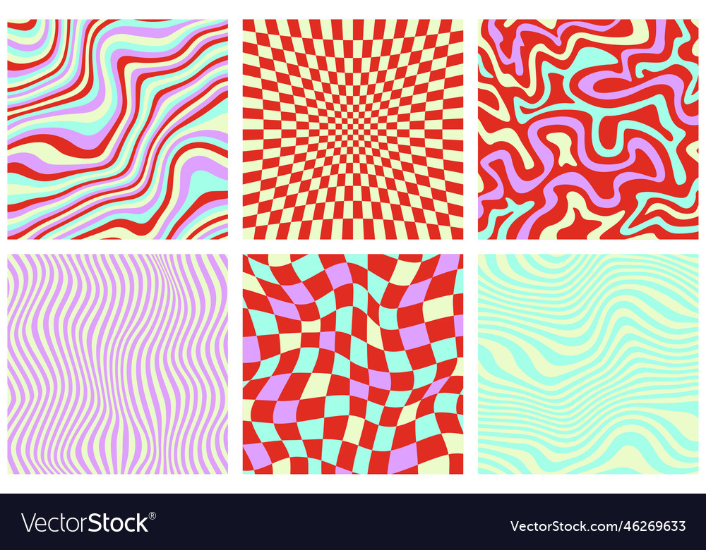 Psychedelic style of abstract groovy background