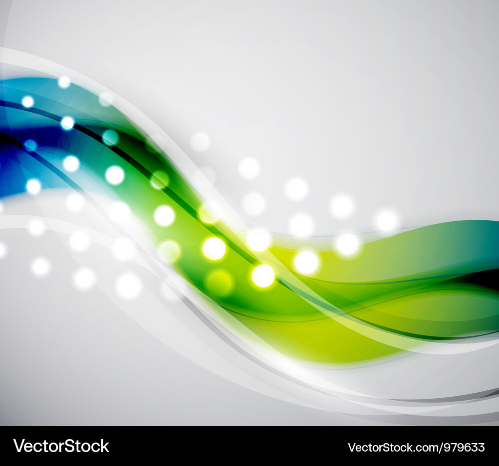 Smooth wave abstract background Royalty Free Vector Image
