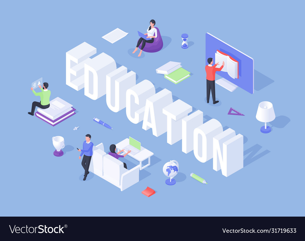 Three dimensional word education with students