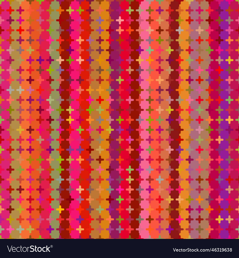 Abstract background multicolor stripe and cross