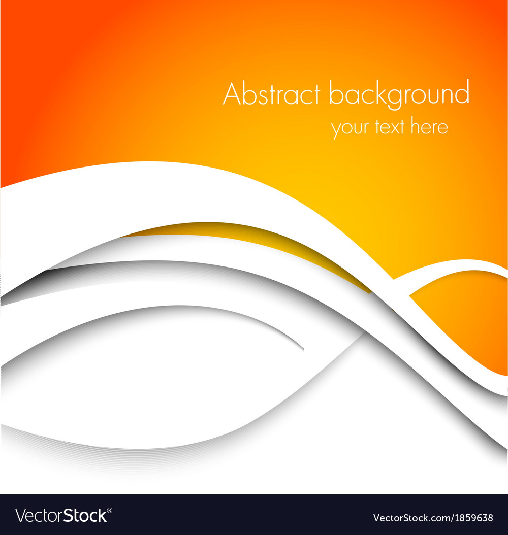 Abstract orange background Royalty Free Vector Image