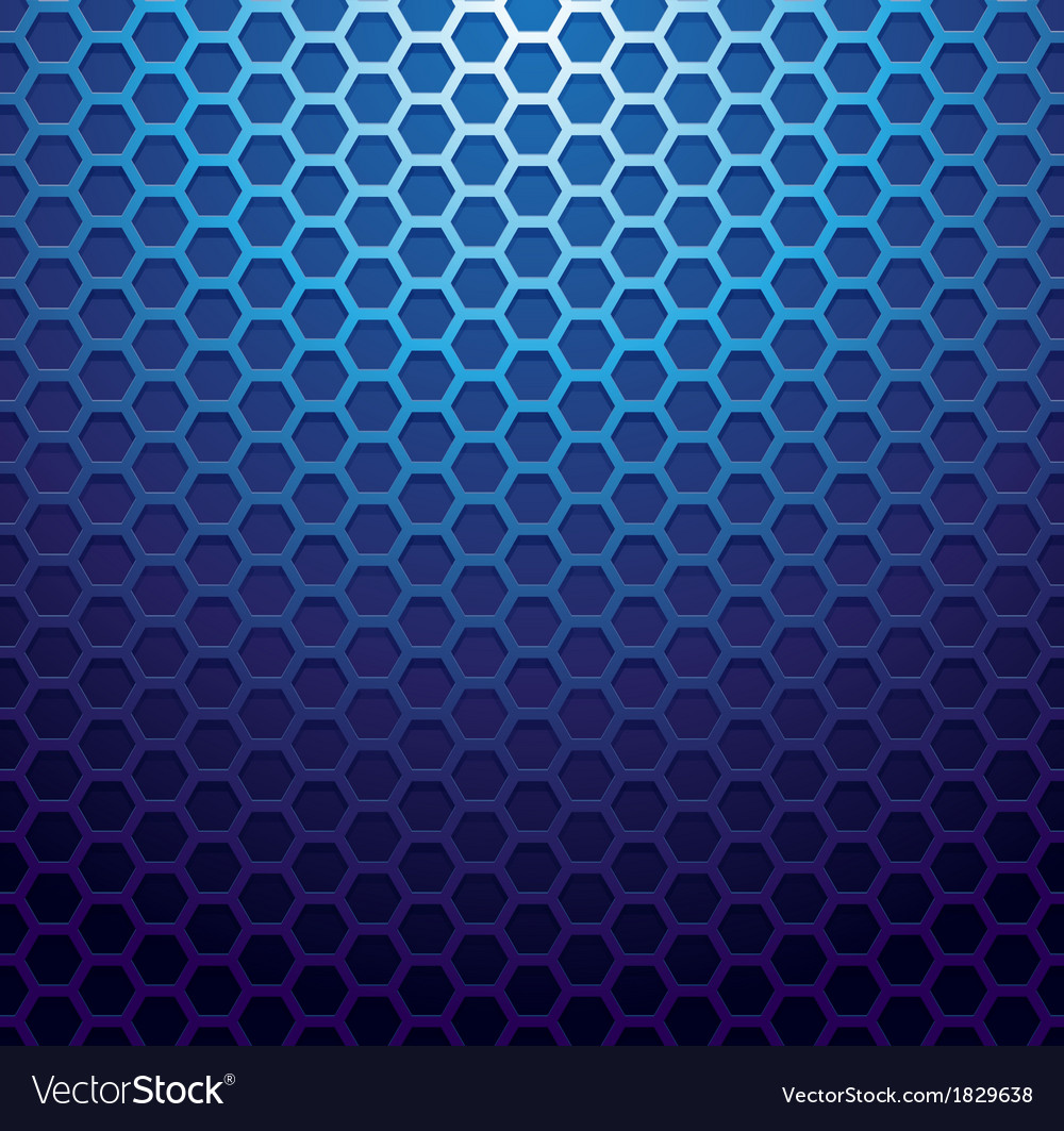 Blue metallic grid background