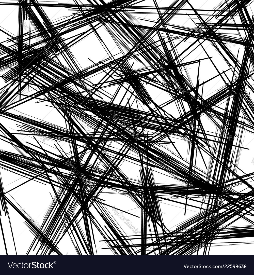Chaotic texture with zigzag lines rough random Vector Image Chaotic texture with zigzag lines rough random