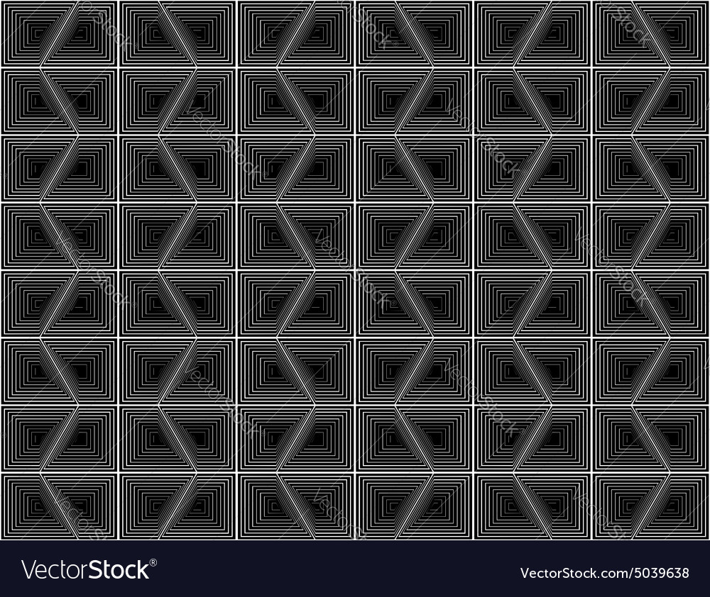 Design seamless monochrome hexagon pattern