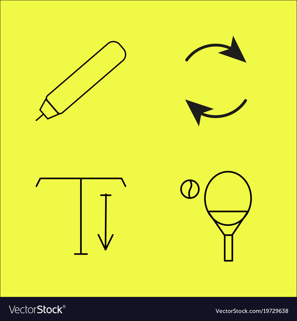 Essential linear icon set