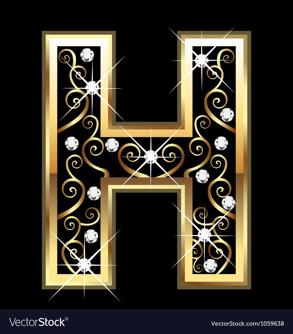 Download Letter H Gold Royalty-Free Stock Illustration Image - Pixabay