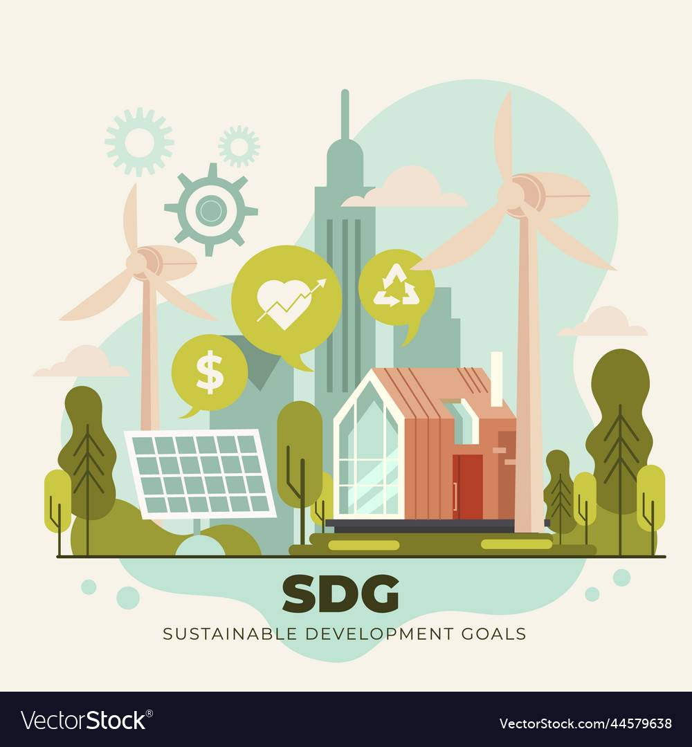 Hand drawn sdg Royalty Free Vector Image - VectorStock