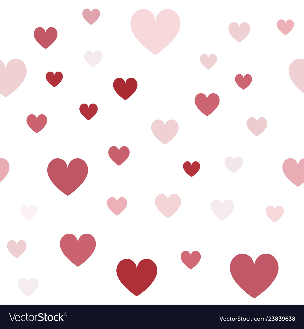 Heart background seamless pattern