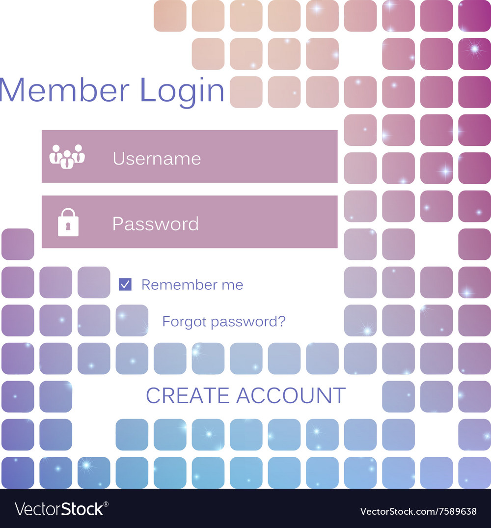 Mobile Benutzer ui Kit Form Schnittstelle für Web