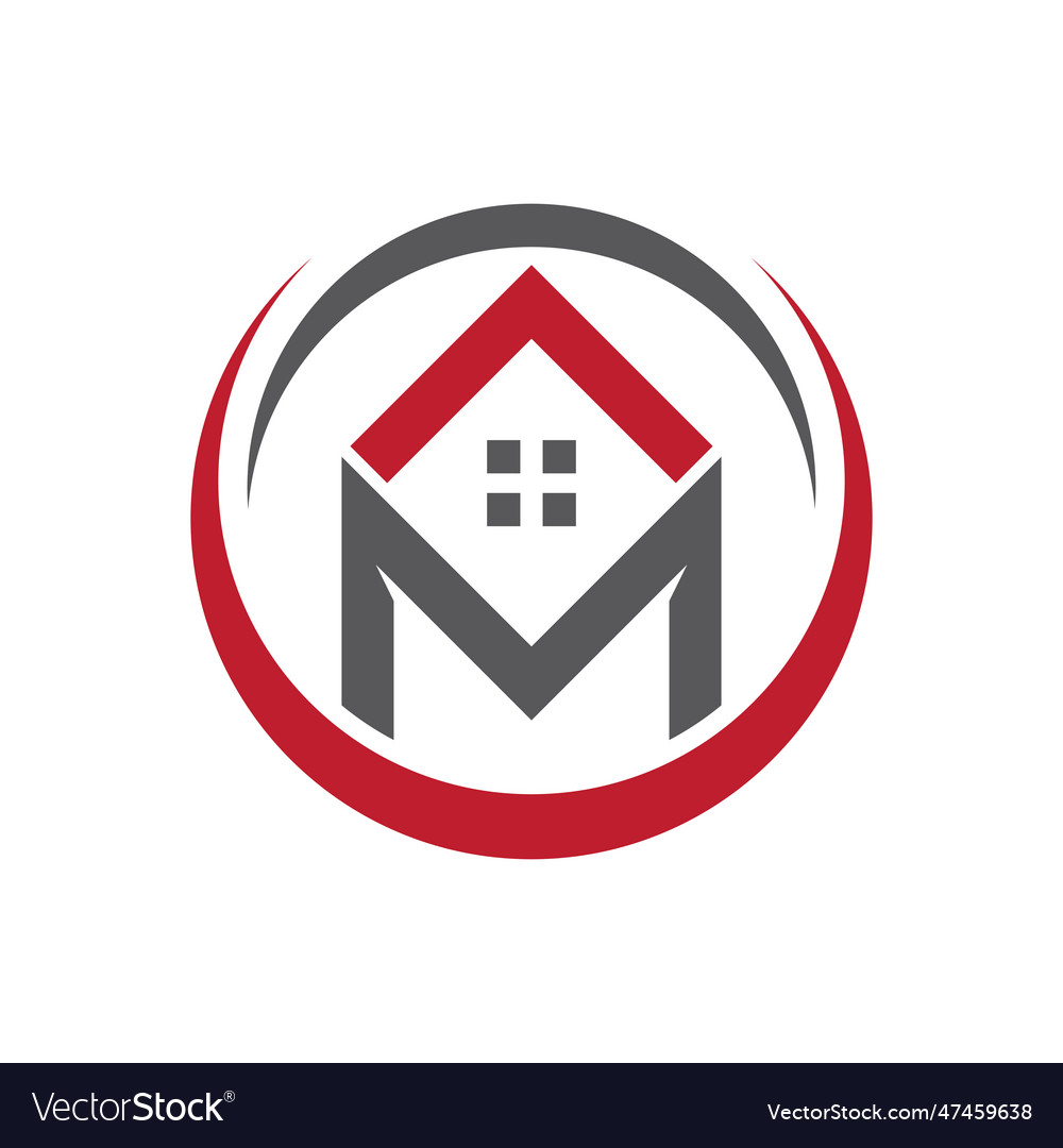 Property and construction logo Royalty Free Vector Image