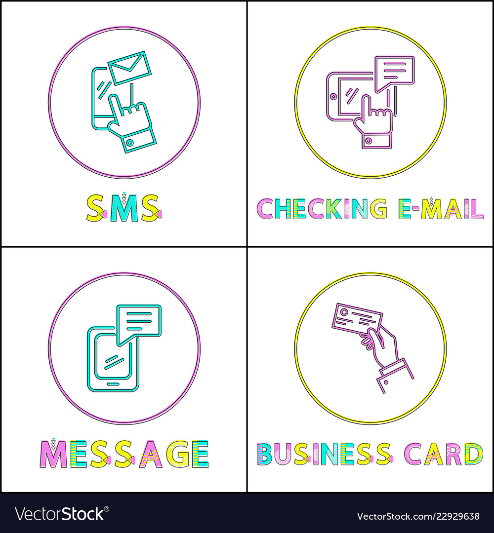 Sms and checking mail set