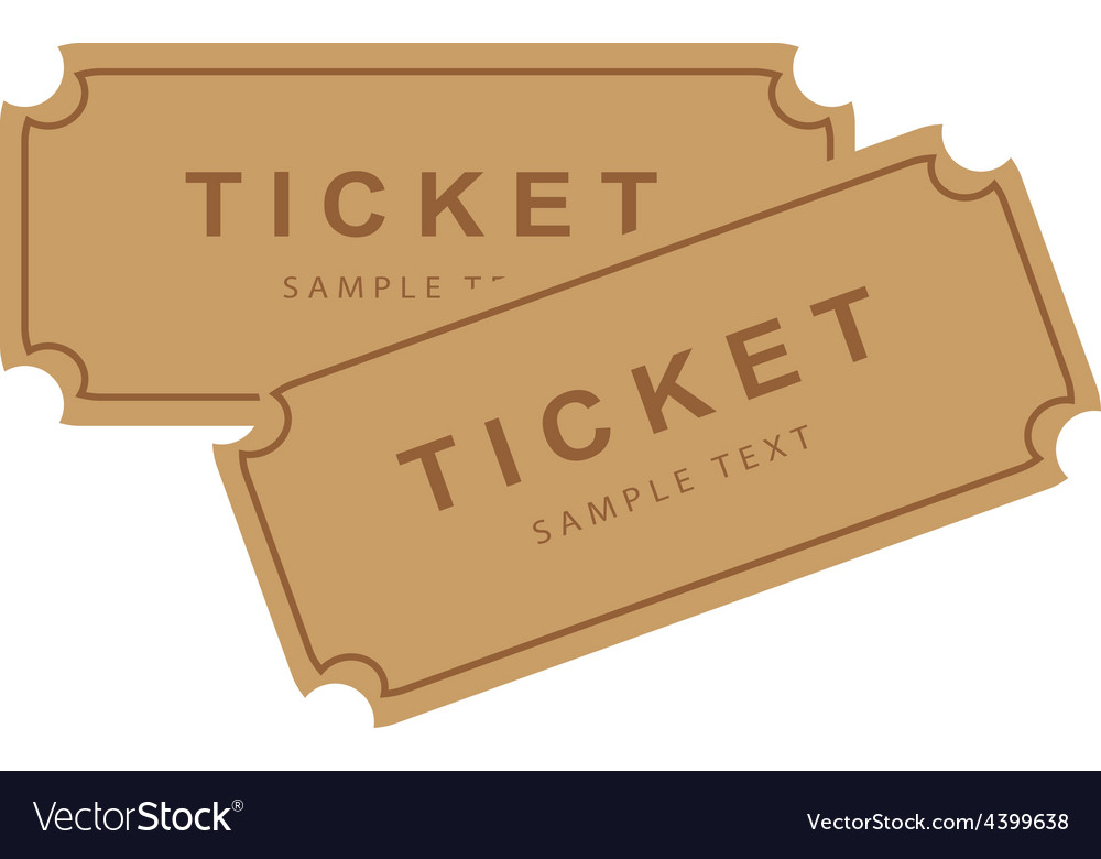 Tickets Royalty Free Vector Image - VectorStock