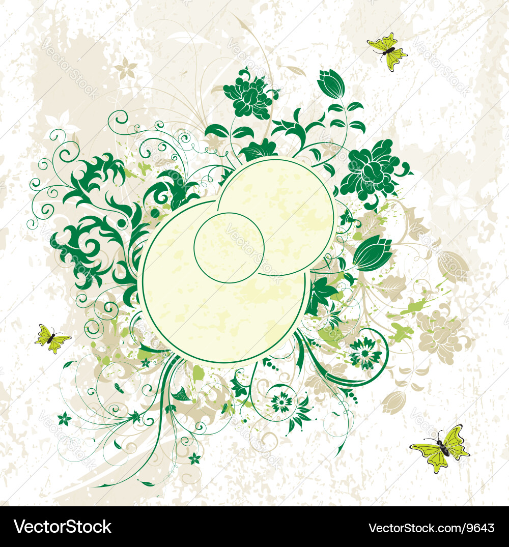 Background flower Royalty Free Vector Image - VectorStock