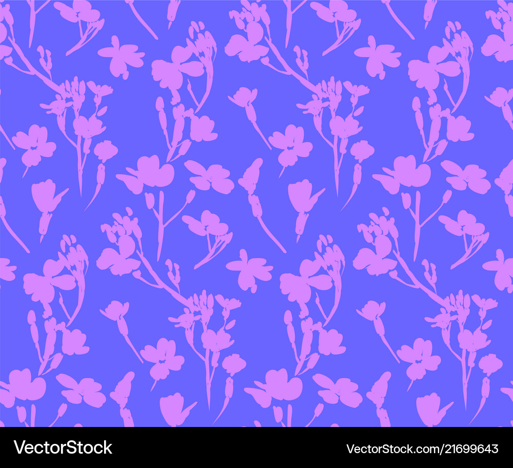 Floral seamless background pattern Royalty Free Vector Image