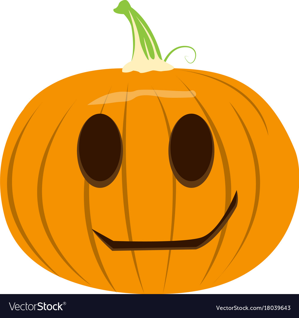 Isolated halloween jack-o-lantern Royalty Free Vector Image