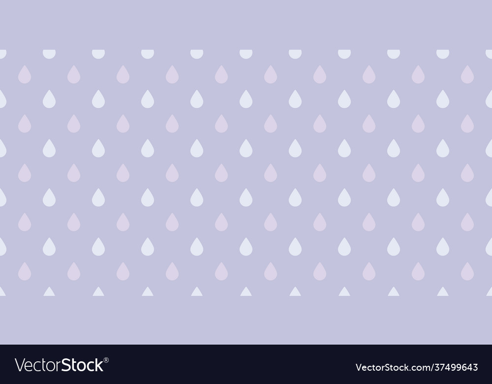 Raindrops seamless repeat pattern background vector image Raindrops seamless repeat pattern background