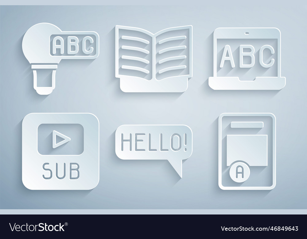 Set hello in different languages foreign online Vector Image Set hello in different languages foreign online
