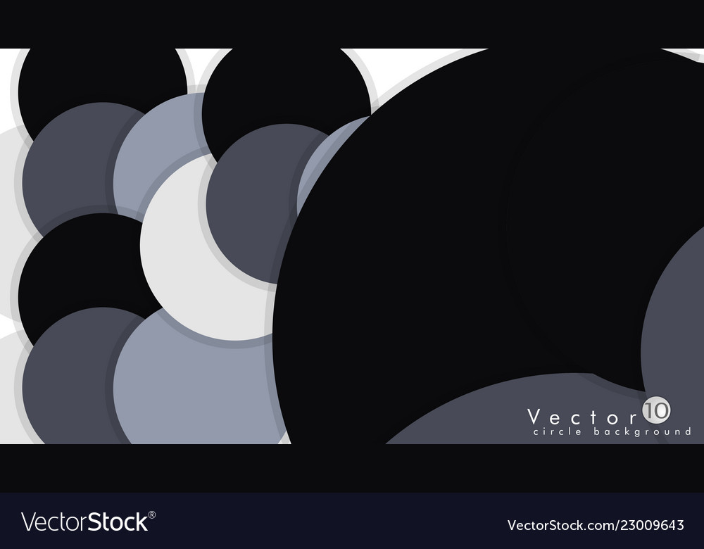 Simple and colorful circles background design vector image Simple and colorful circles background design