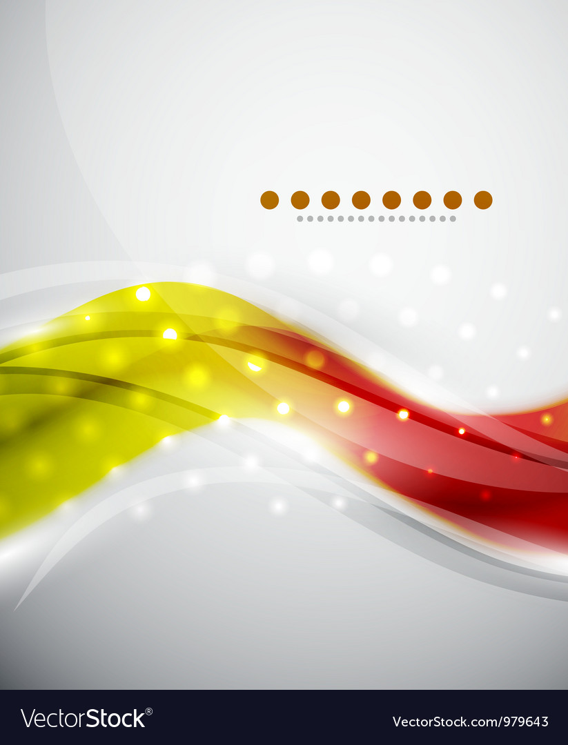Smooth wave abstract background