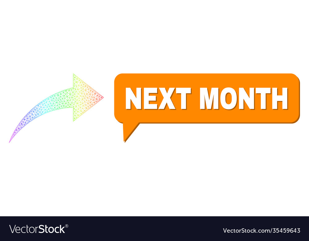Spectral mesh gradient redo icon and next month Vector Image Spectral mesh gradient redo icon and next month