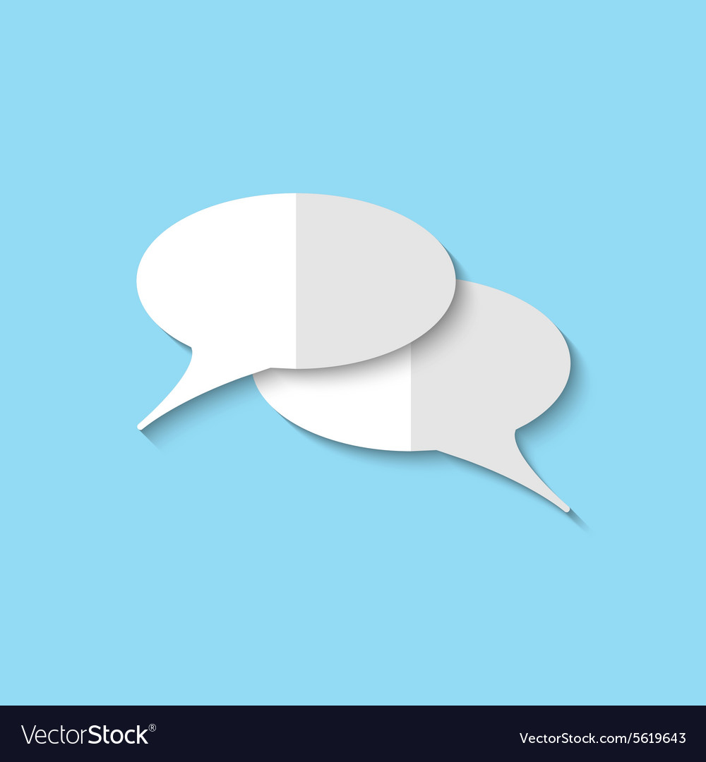 Speech bubble web icon