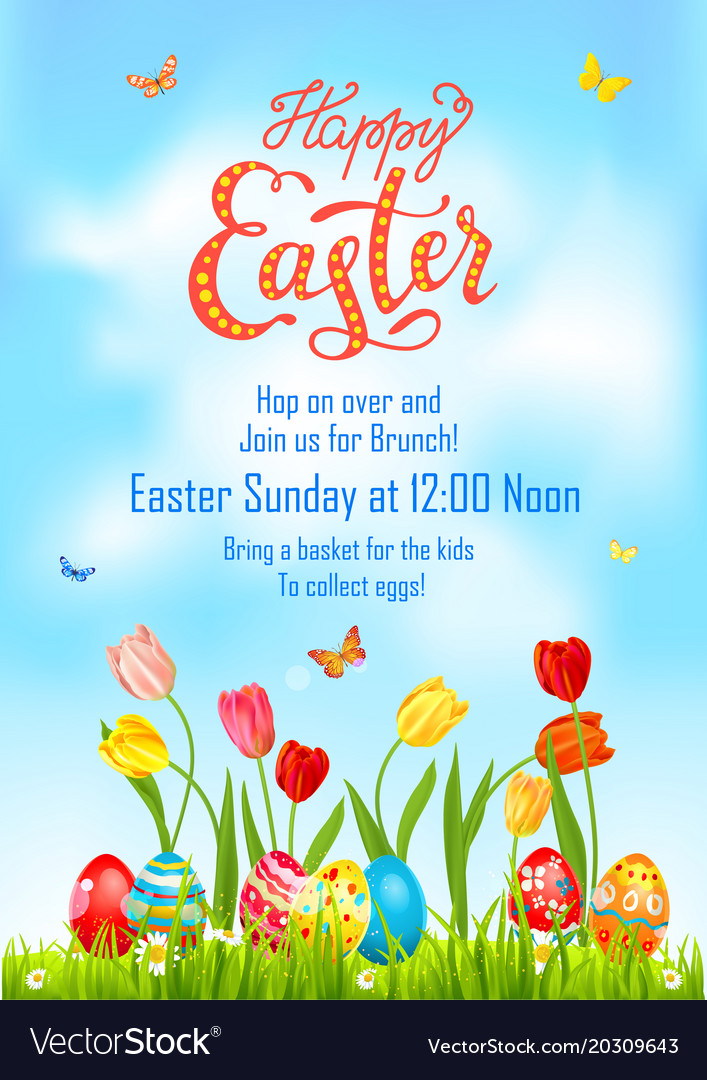 Tulip poster holiday easter