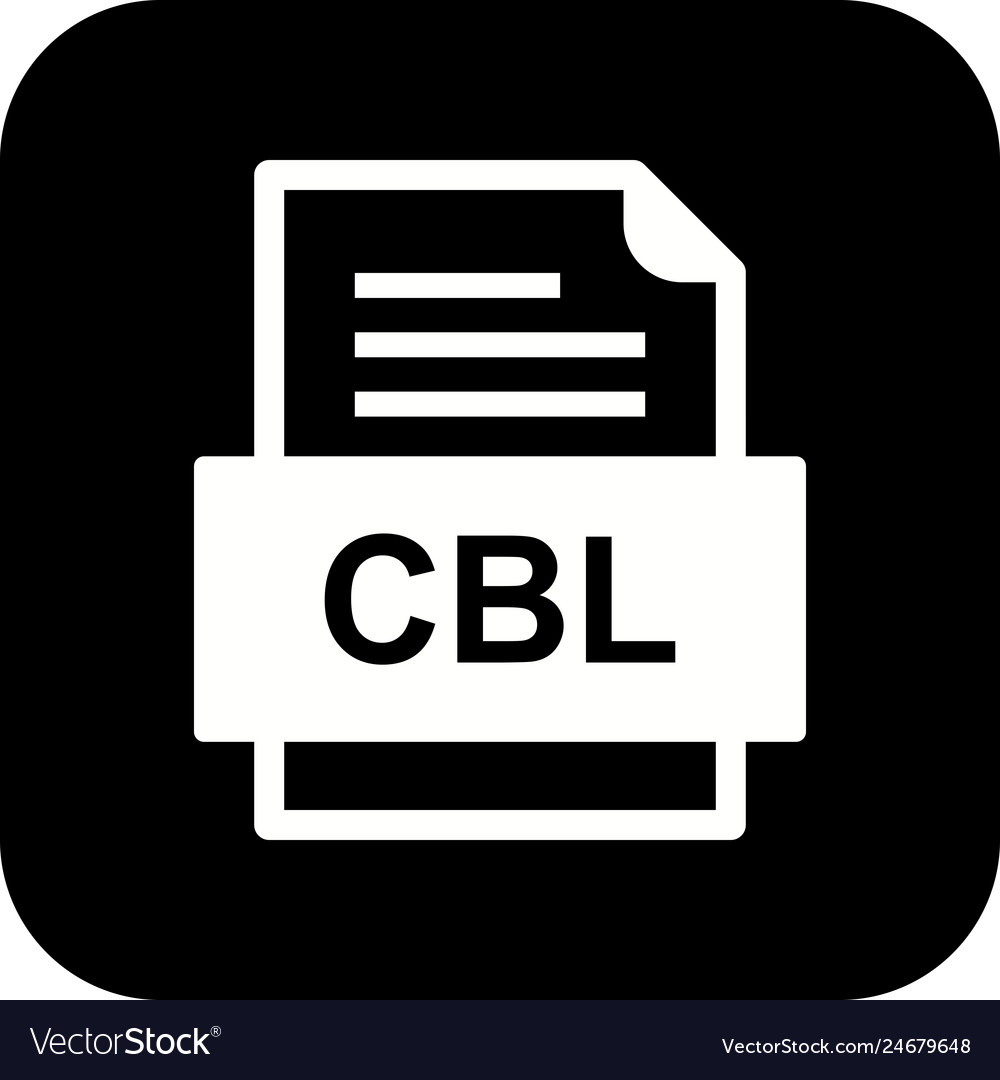 Cbl file document icon