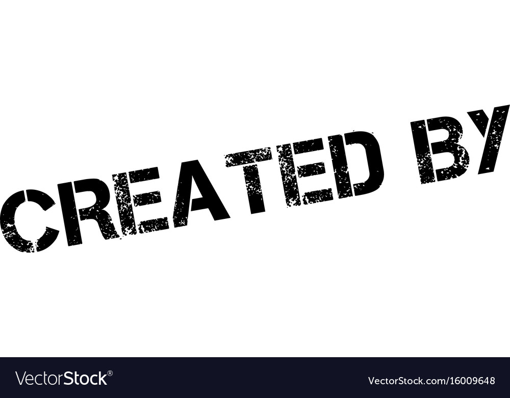 Created by rubber stamp Royalty Free Vector Image