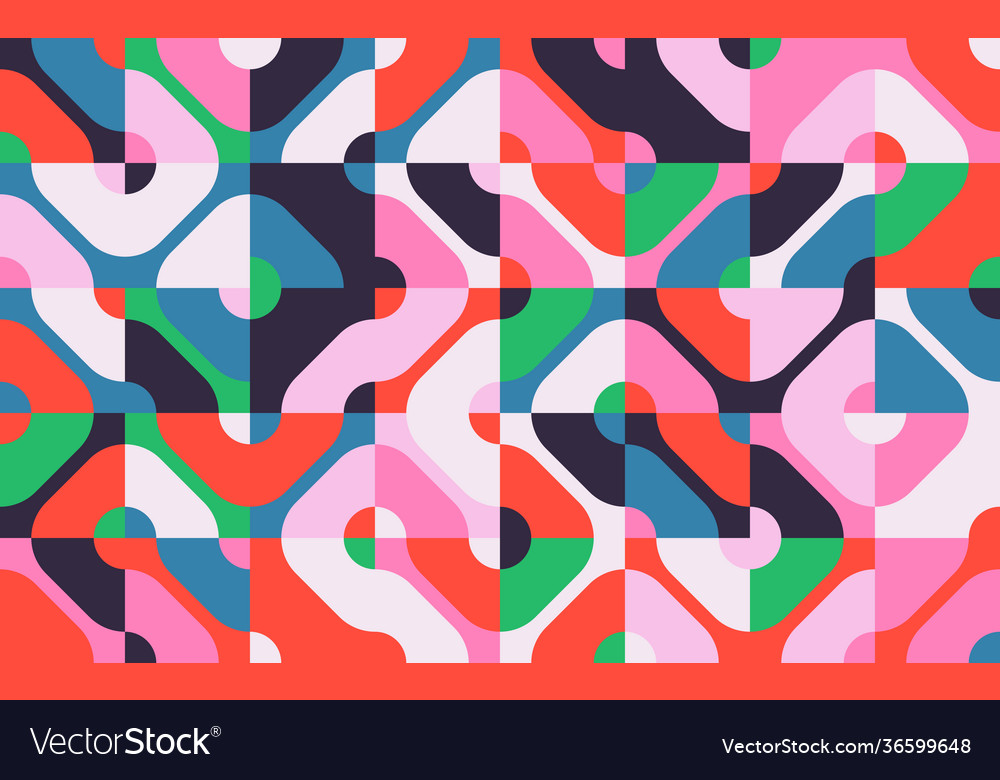 Digital collage pattern design Royalty Free Vector Image