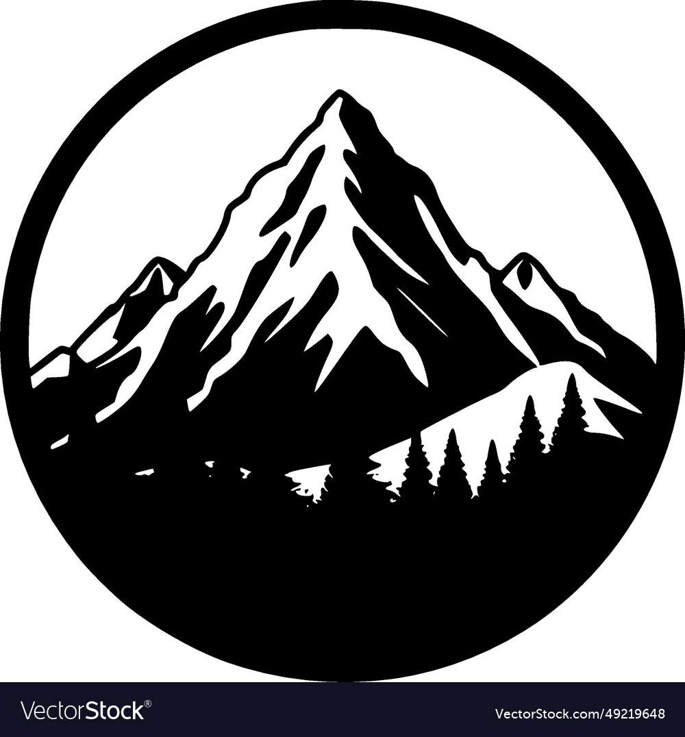 Mountains - high quality logo ideal for t-shirt