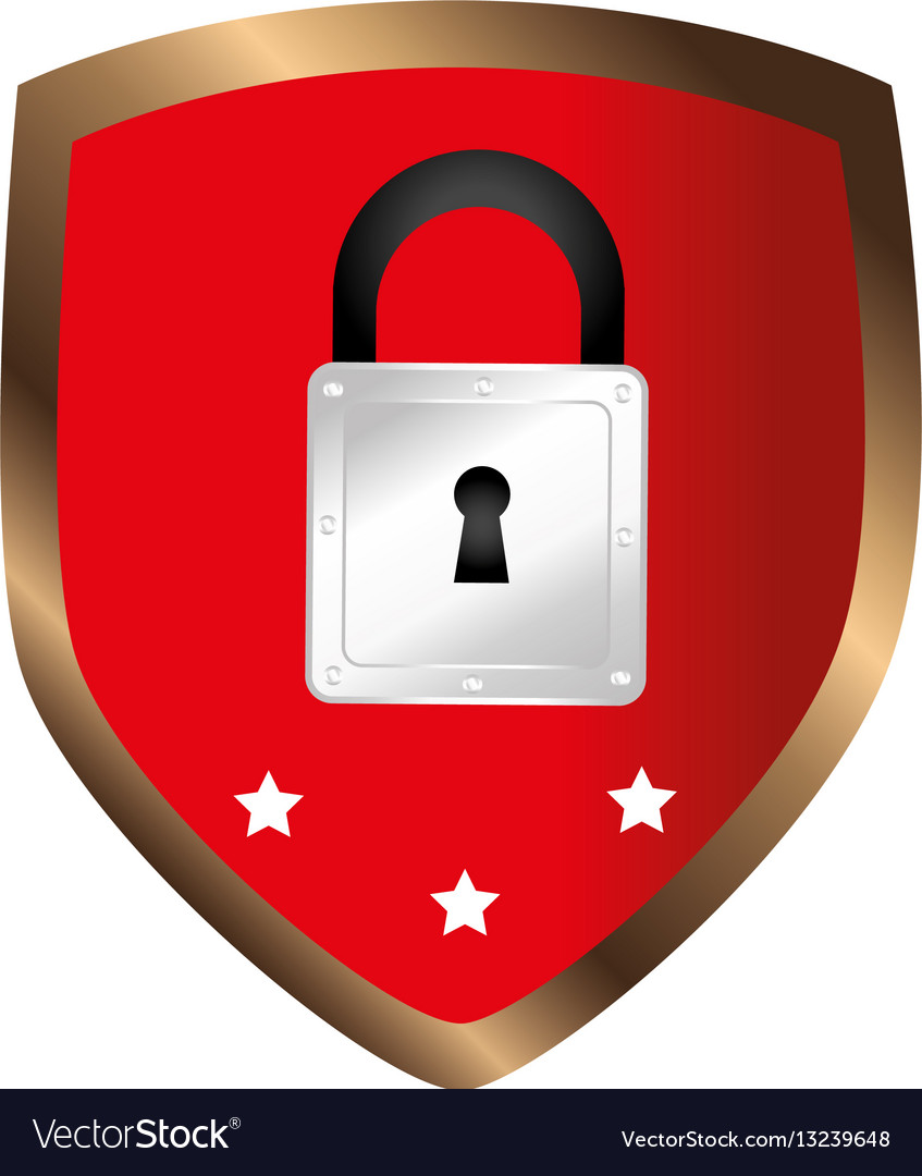 Safe secure padlock icon