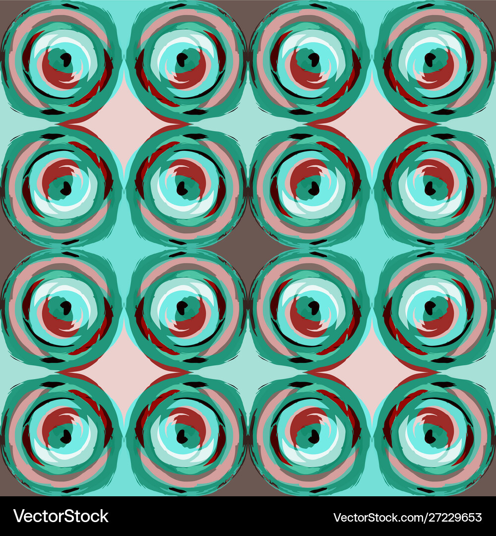 Abstract geometric colored seamless pattern Vector Image