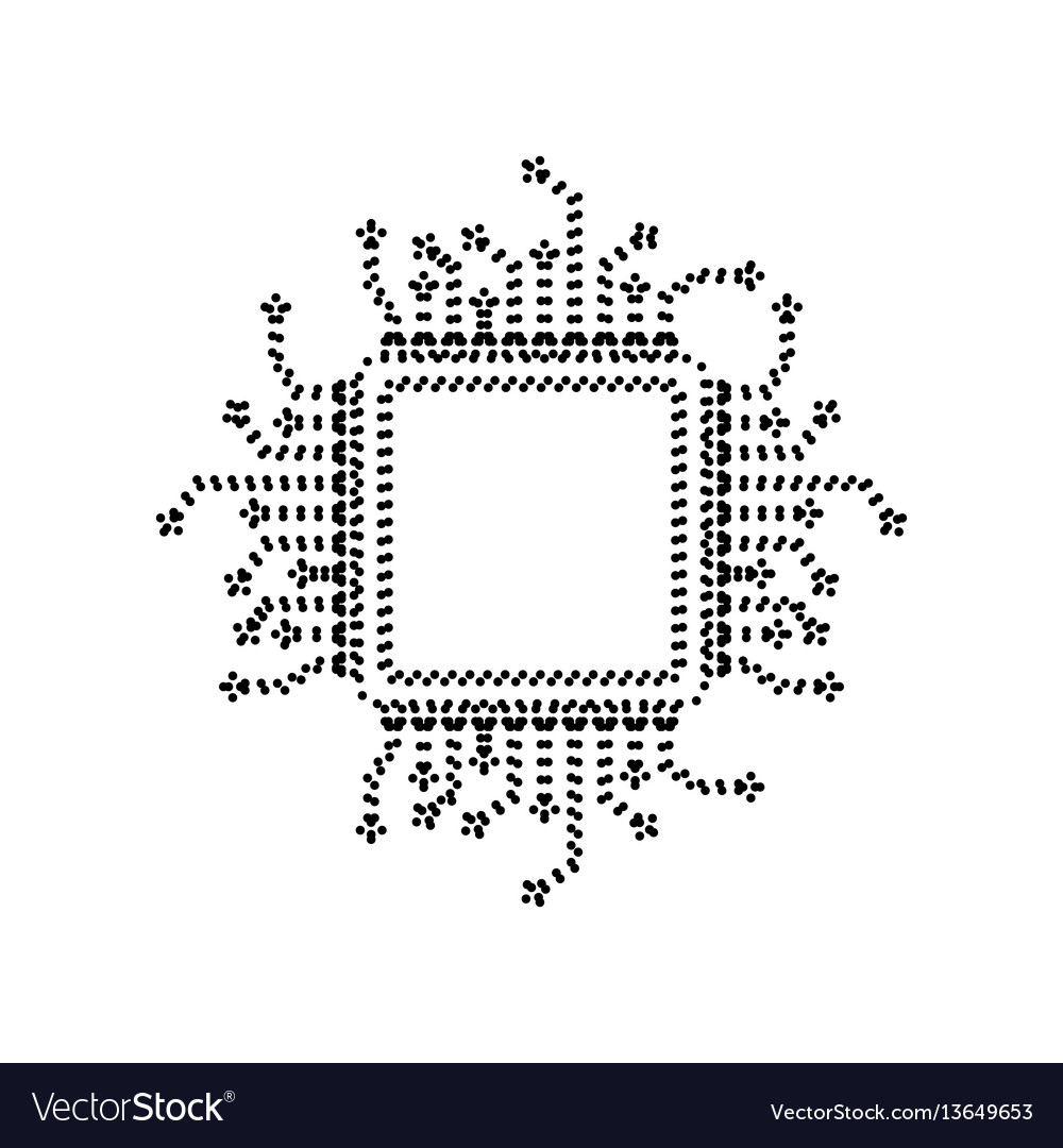 Cpu microprocessor black