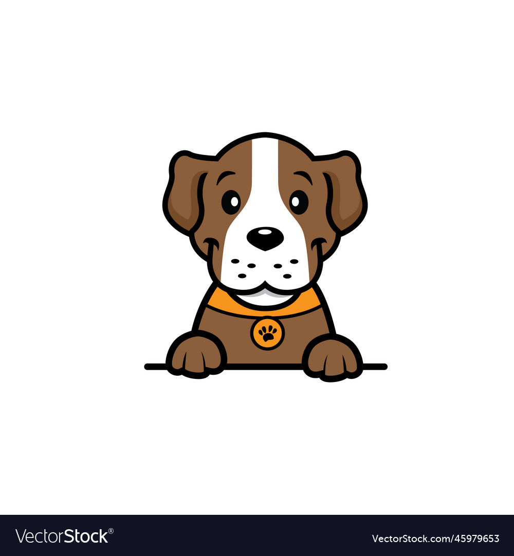 Cute dog seamless design