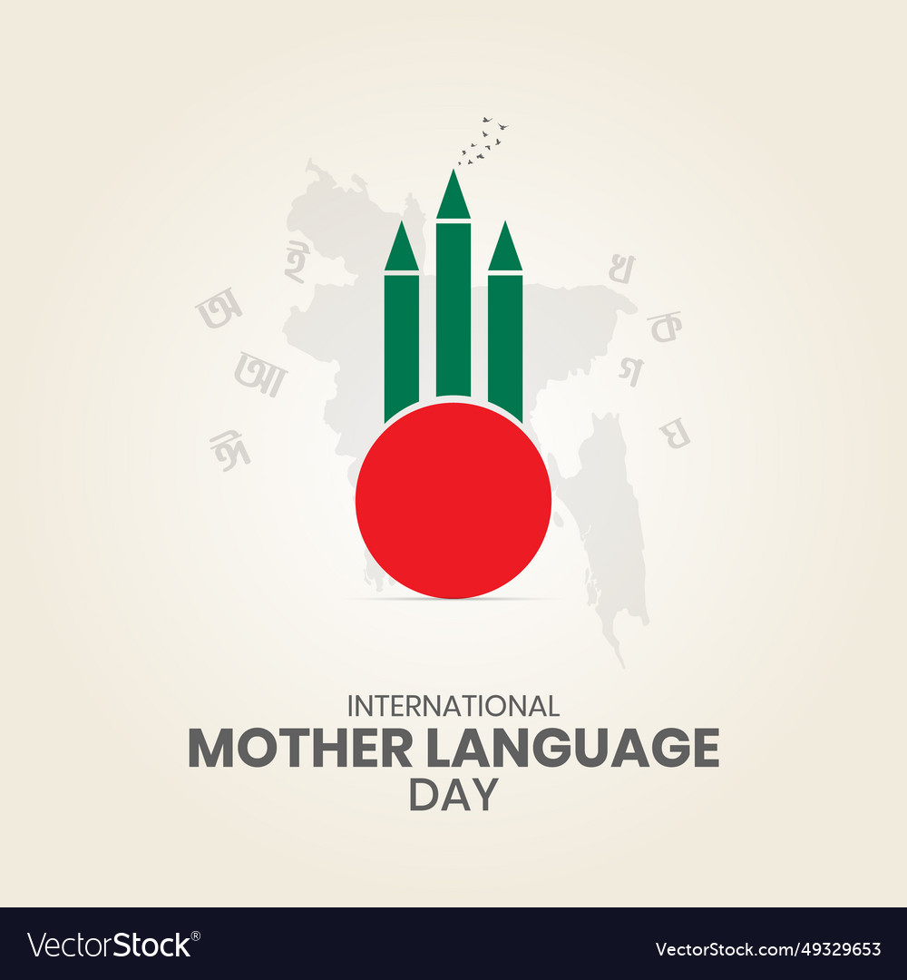 Happy international mother language day creative