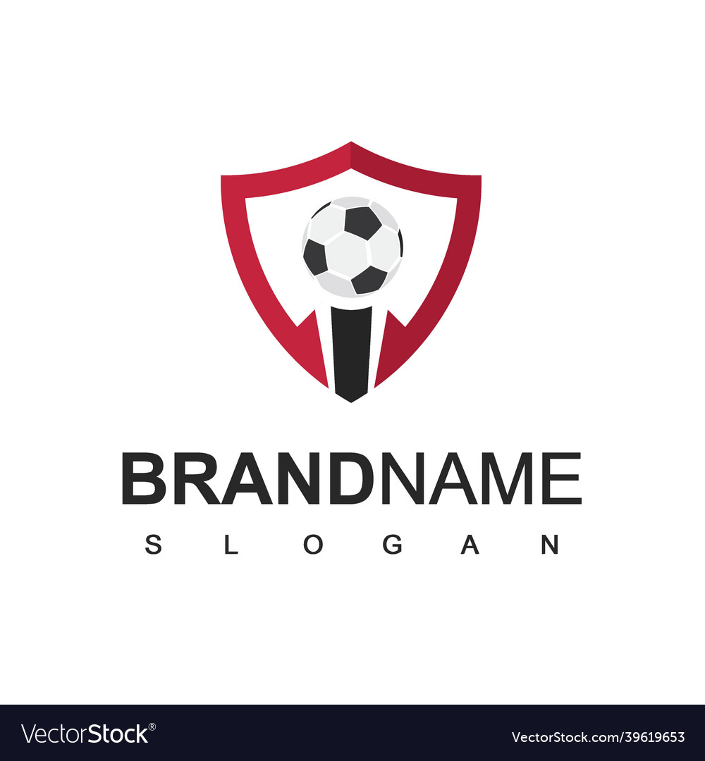 Soccer logo or football club sign football logo Vector Image