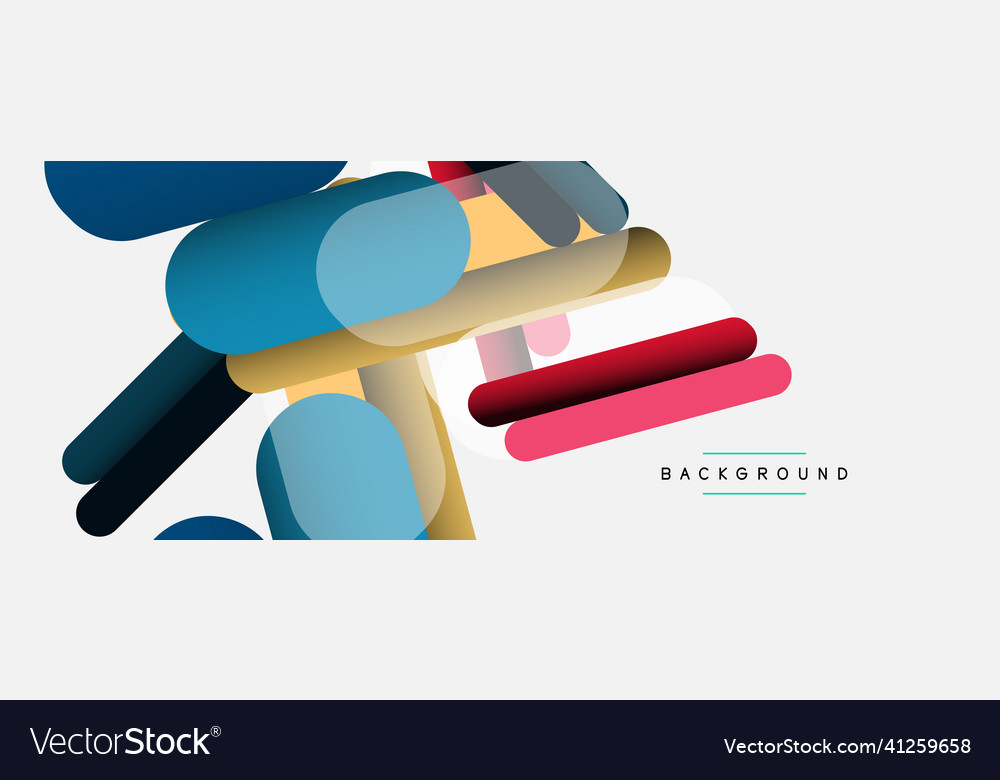 Abstract background round shapes lines Vector Image Abstract background round shapes lines