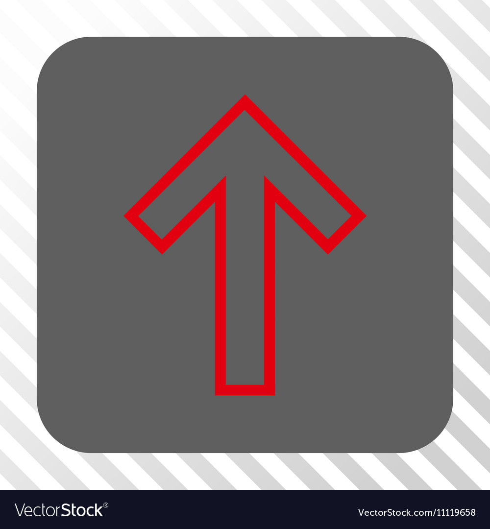 Arrow up rounded square button
