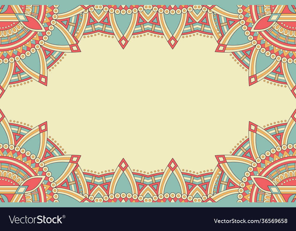 Islamic background with mandala Royalty Free Vector Image